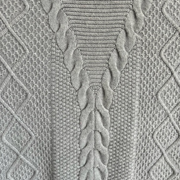 Rare Ladies Grey Sweater Dress with Short Sleeves extra small - Picture 3 of 4